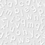 Seamless pattern with alphabet N3