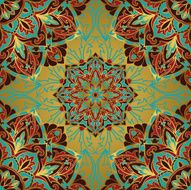 Vintage oriental ornament