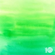 Vector green hand drawn watercolor background for your design