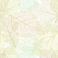 Detailed leaves seamless background EPS 10 N4