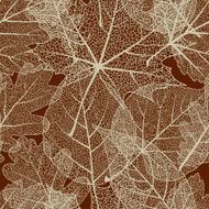 Detailed leaves seamless background EPS 10 N5
