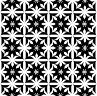 Black and white seamless pattern abstract background N15