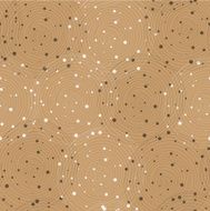 Vector fabric circles seamless pattern background with hand draw N9
