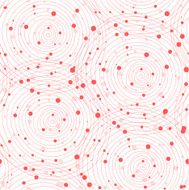 Vector fabric circles seamless pattern background with hand draw N11
