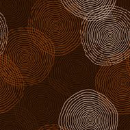 Seamless image with rounds Vector hand drawn background Abstra N2