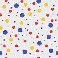 Vector circles seamless pattern
