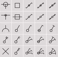 icons switches electrical symbols