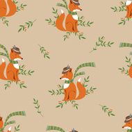 Funny foxy pattern N2