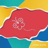 butterfly line icon