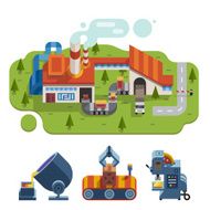 Factory and metal production N2