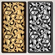 Decorative vintage panel