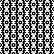 Black and white seamless pattern abstract background N17