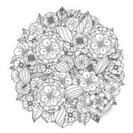 Pattern for coloring book N7