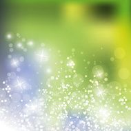 Sparkling Cover Design Template with Abstract Blurred Background N9