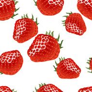 Seamless pattern with strawberry N3