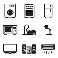 Household appliances icons N5
