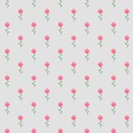 hand drawn flowers seamless pattern N7