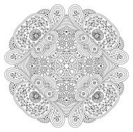 Black And White Mandala N4