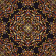 Rich dark medieval ornament