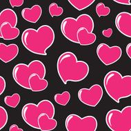 Heart love seamless pattern background Vector illustration N4