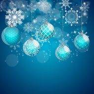 Abstract beauty Christmas and New Year background Vector illustration N21