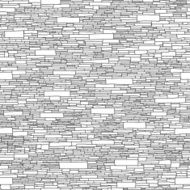 Seamless brick wall background (hand drawn)