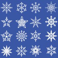 white snowflake