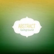 Green grunge background with label