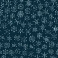 snowflakes on a dark blue background N2