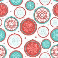 Abstract Christmas and New Year Seamless Pattern Background Vec N3