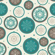 Abstract Christmas and New Year Seamless Pattern Background Vec N6