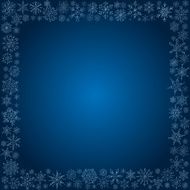 Frame from snowflakes N2