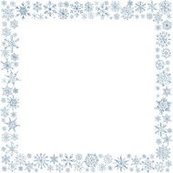 Frame from snowflakes N3