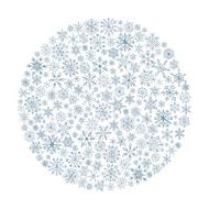 Christmas ball from snowflakes N2