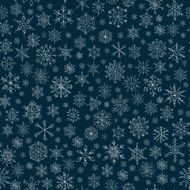 snowflakes on a blue background
