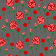 red roses on a dark background