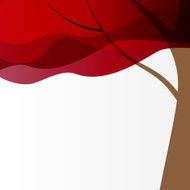 Beautuful Tree Background Vector Illustration