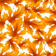 Seamless background autumn leaves Vector illustration N2