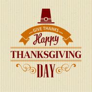 Typographic Thanksgiving Design Vector illustration N5