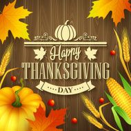 Hand drawn thanksgiving greeting card
