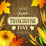 Hand drawn thanksgiving greeting card N2
