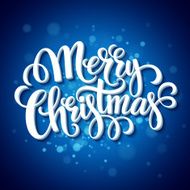 Merry Christmas typography Vector illustration