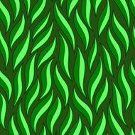 abstract two-tone green leaves