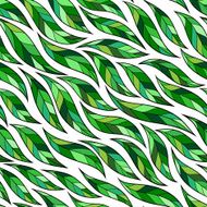green abstract colorful leaves N3