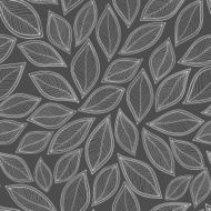white leaves on gray background