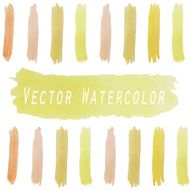 Light orange yellow vintage banner N2