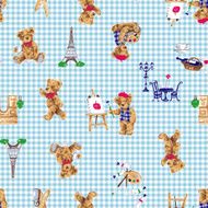 Bear illustration pattern N3