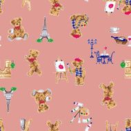 Bear illustration pattern N6