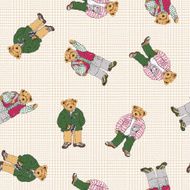 Bear illustration pattern N11