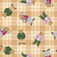 Bear illustration pattern N13
